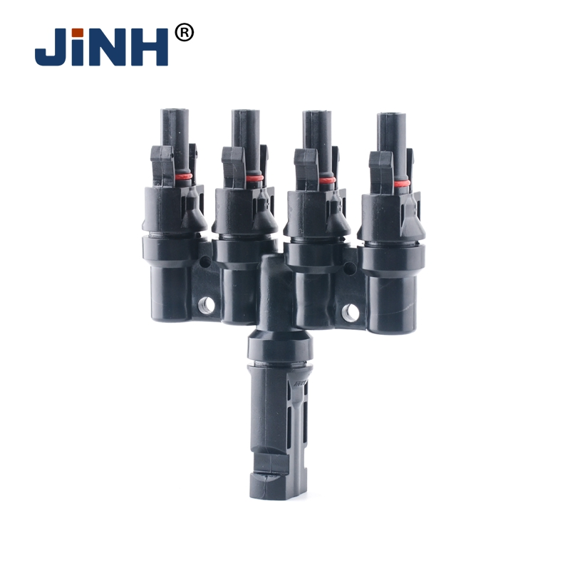 Solar Panel Mc4 Connector T Branch PV Connectors 4 to 1 Waterproof