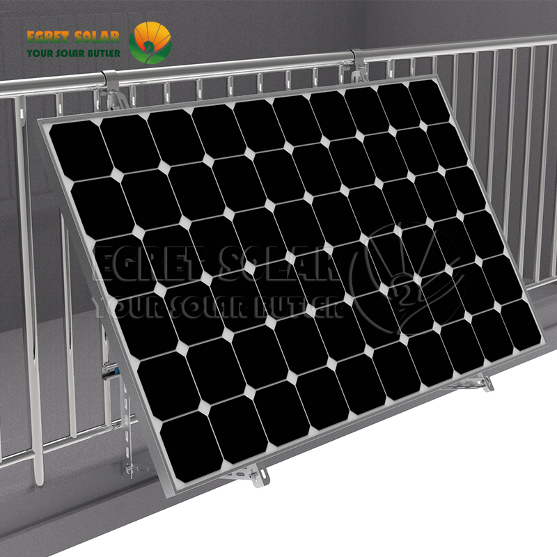 Adjustable Balcony Solar Power Plant Solar Panel Mounting Brackets