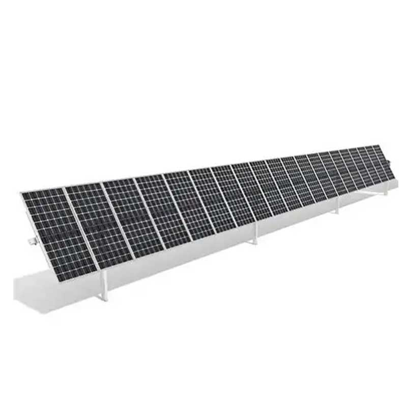 Premium Painted Single Axis Solar Tracking Bracket Solution