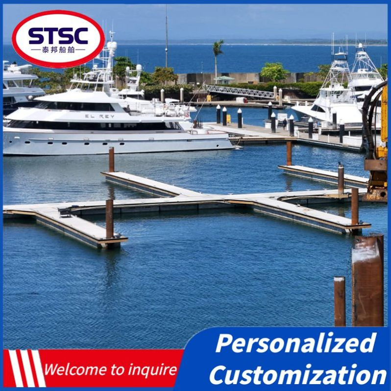 China CCS Marina Floating Bridge Dock System - Sturdy Modular Platform Equipped with Durable Aluminum Alloy Floating Boxes, Ideal for Marina Projects