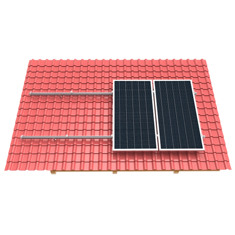 Easy Installation Solar Mounting System with Flat Roof Panel Bracket Ballasted Roof Mounting Systems Solar Panels