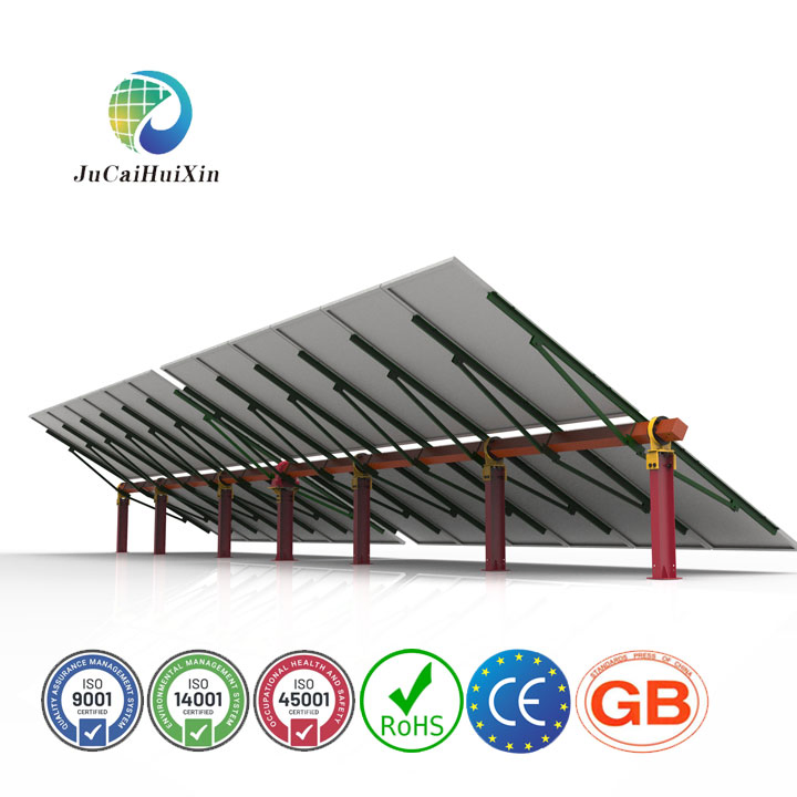 Premium Painted Single Axis Solar Tracking Bracket Solution