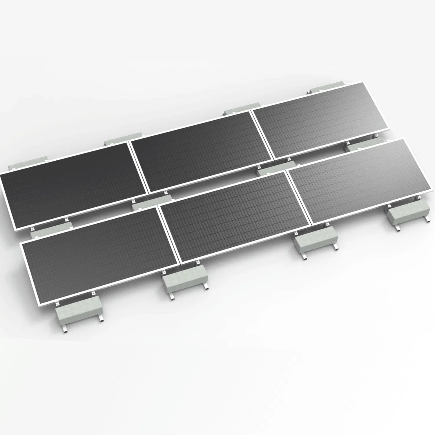PV Mounting Structure Solar Panel Ballasted Photovoltaic Mounting System