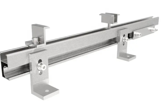 OEM Length Solar Aluminum Rail System Solar Rail Roof Mount