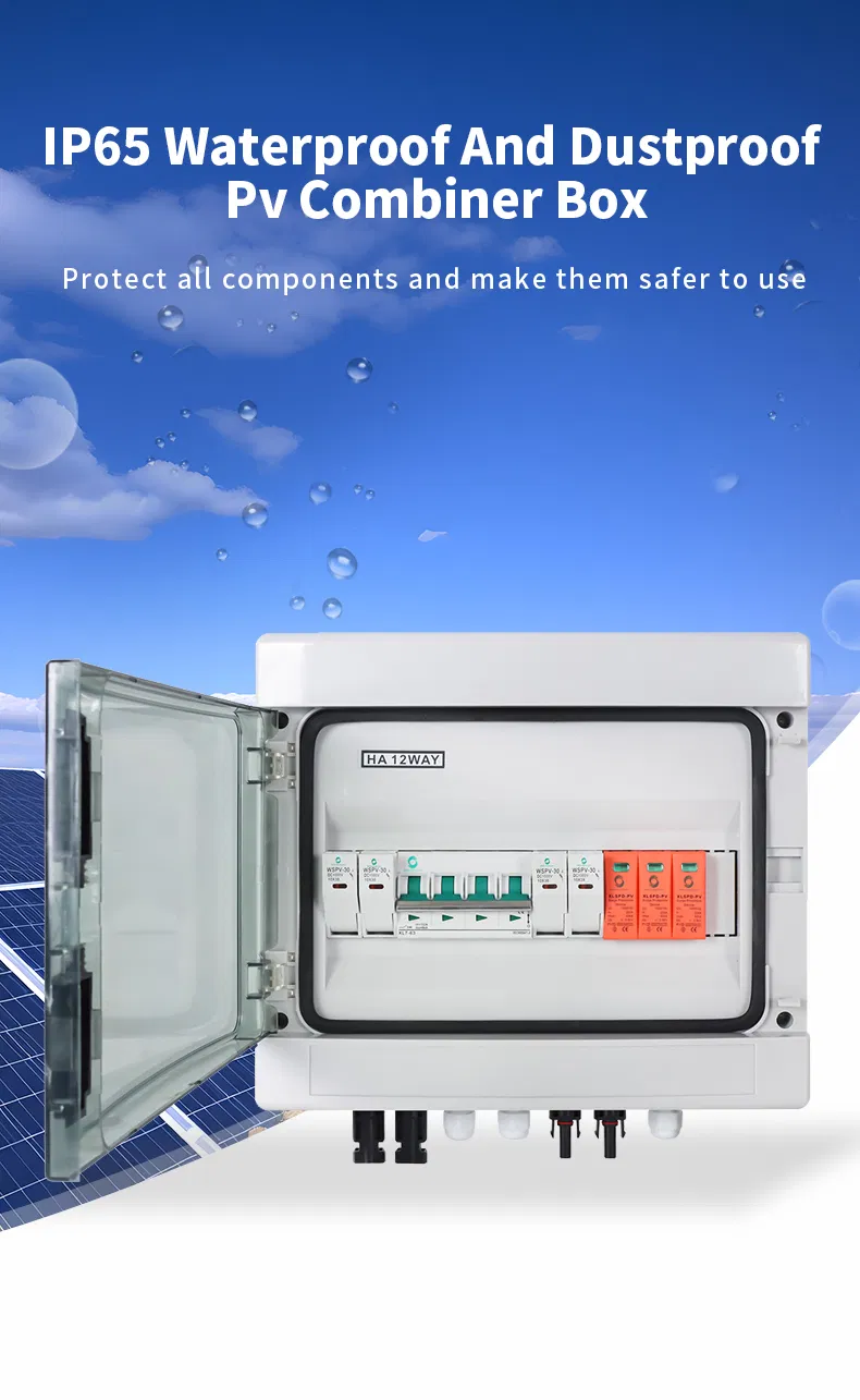Solar PV Combiner Box Diagram