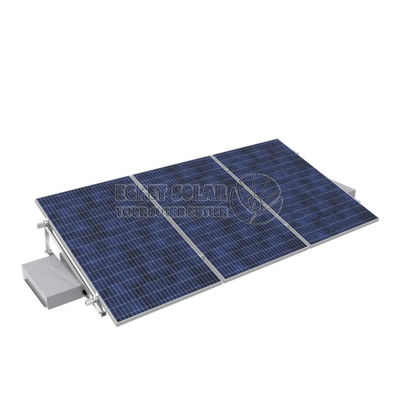 Wholesale Adjustable Smart Easy Installation Solar Ballasted Mounting System for Flat Roof