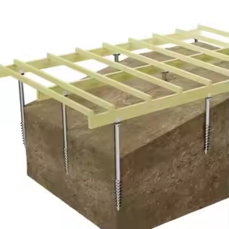 Ground Screw Pile for Efficient Garden Room Footing Support