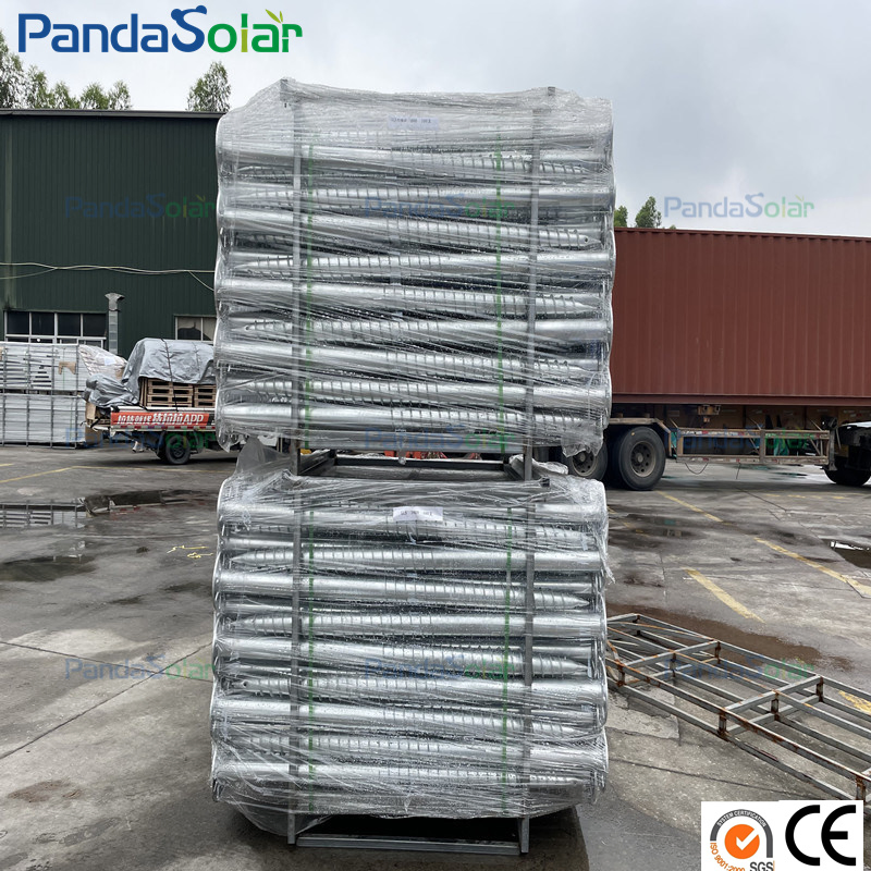 1000.1200.1600.1800.2000mm Optional Specifications Solar Foundation Mounts Anchor Ground Screw Hot DIP Galvanized Steel Solar Ground Screw Pile