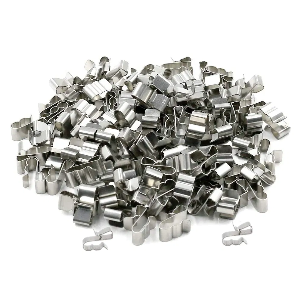 Custom Stainless Steel Stamping Clips PV Wire Solar Panel Cable Clip