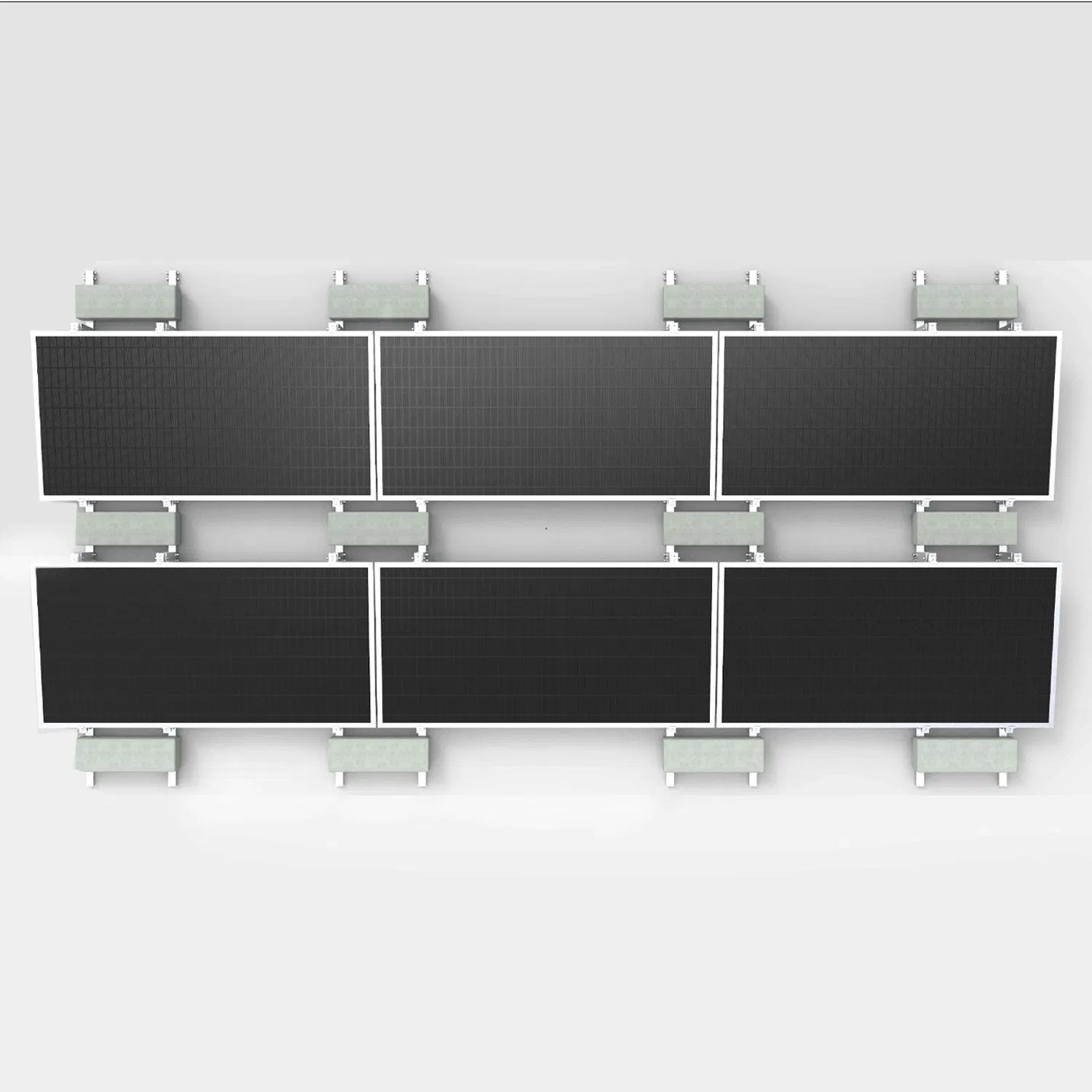 PV Mounting Structure Solar Panel Ballasted Photovoltaic Mounting System