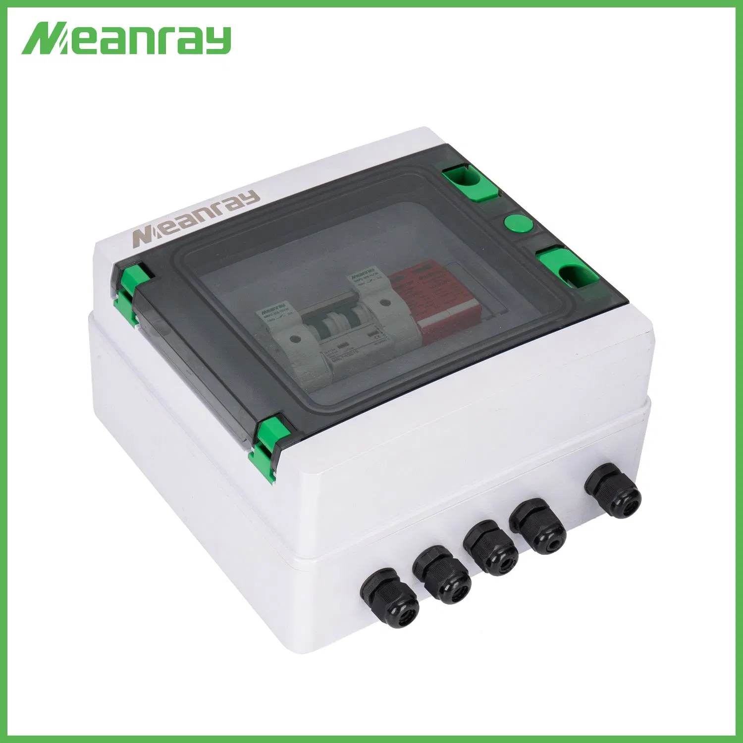 PV String Combiner Box 600V DC System PV Array 2 in 2 out Plastic Box