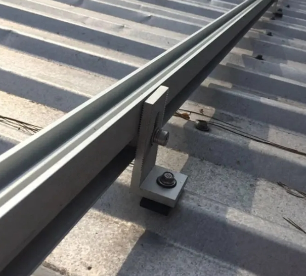 OEM Length Solar Aluminum Rail System Solar Rail Roof Mount