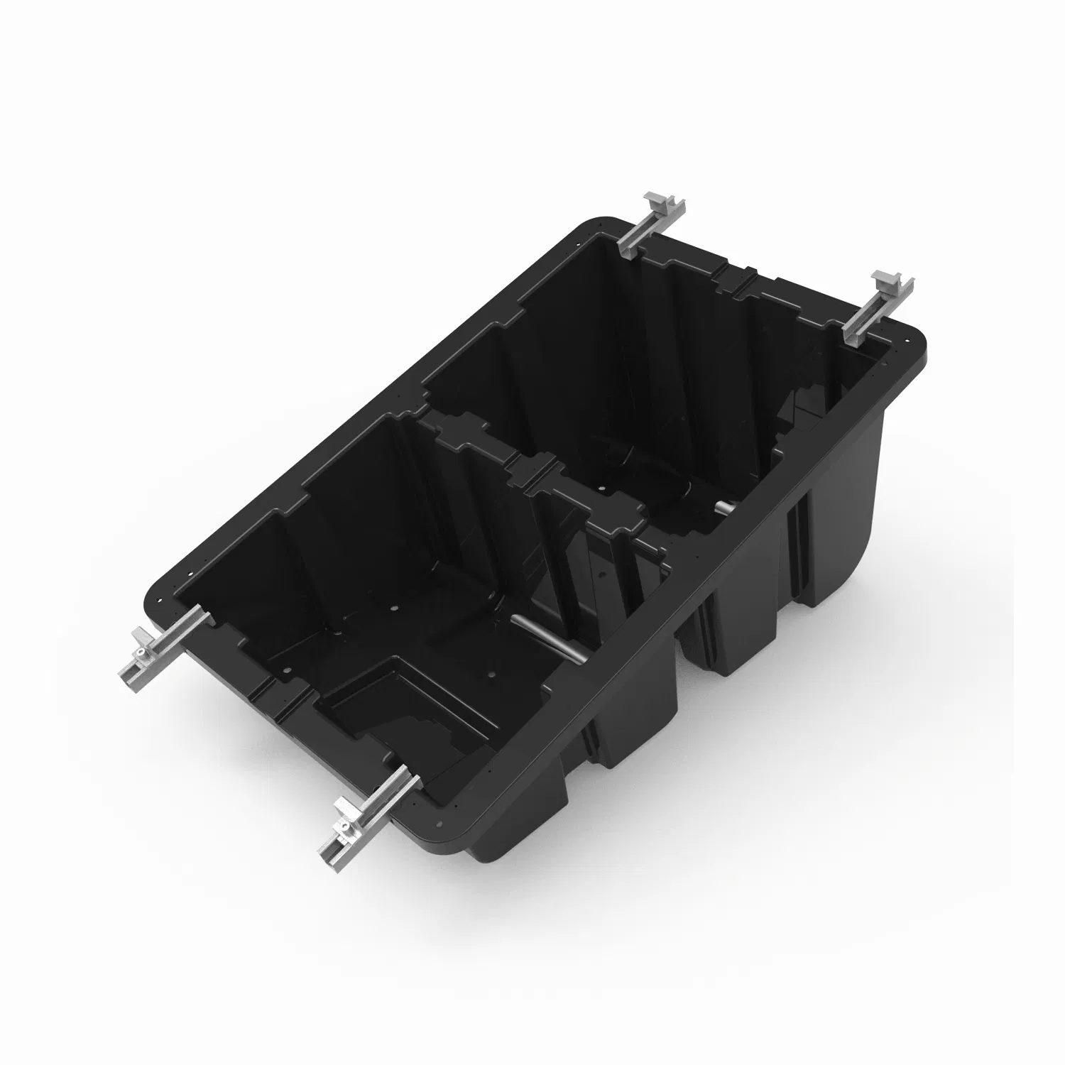 Flat Roof Plastic Ballasted Bracket Solar Structure Mounting System