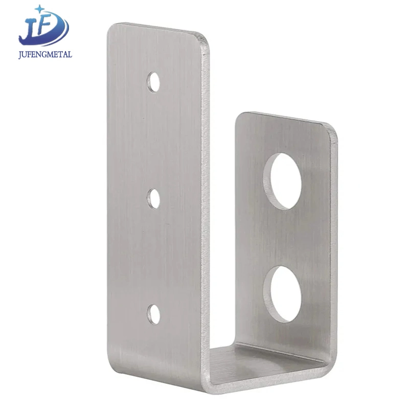 Manufacturer Customized Aluminum U Bracket with Stainless Steel Zinc-Plated Wall Mount Bracket
