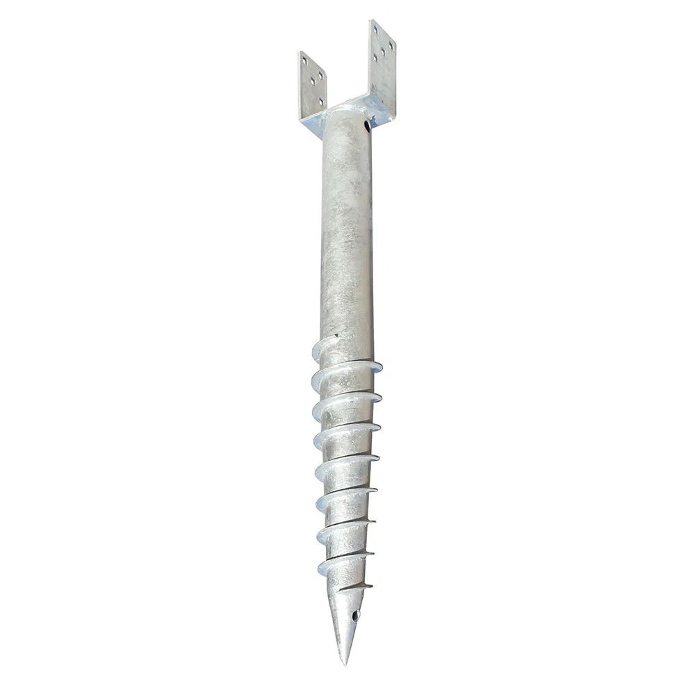 No Dig Ground Anchor – Screw in Post Stake Fits Standard 4X4 Post (3.5" X 3.5" Inch) – Great for Mailbox Posts and Fence Posts