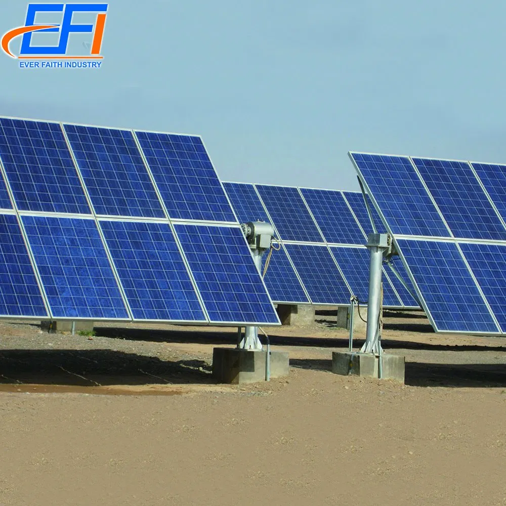 Ground Ballasted Solar Mounting Systems Aluminum Solar Ground Fixed Tilt Ground Solar