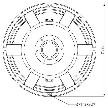 MID Bass Woofer 15 Inch