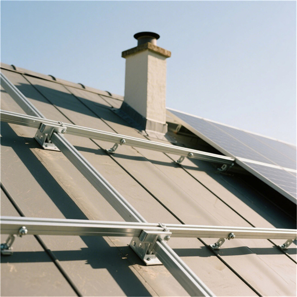 OEM Custom Ballasted Solar Panel Roof Mounting System Flat Roof Solar Panel Mounting Structure