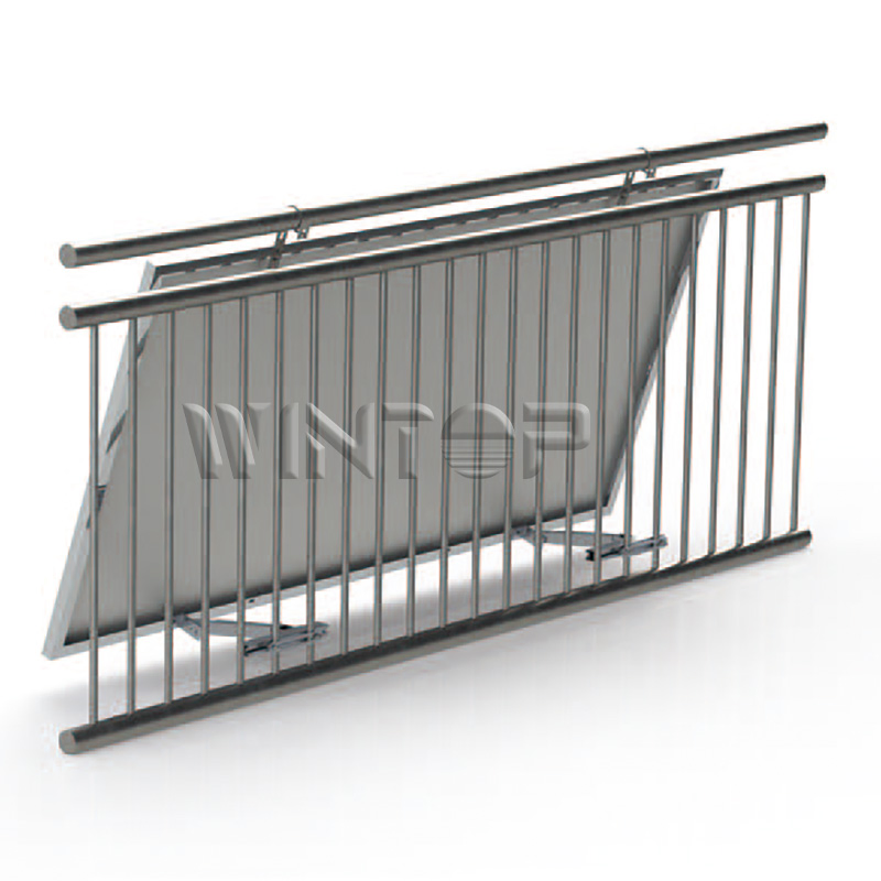 Railing Simple Solar Panel Bracket with Hook