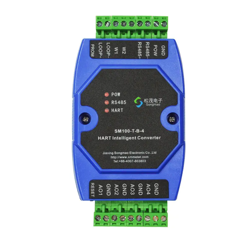 China SM100-T-B-4 HART to 4-20mA Converter, RS485 Communication, Multi-Variable Output - Reliable Factory Supplier
