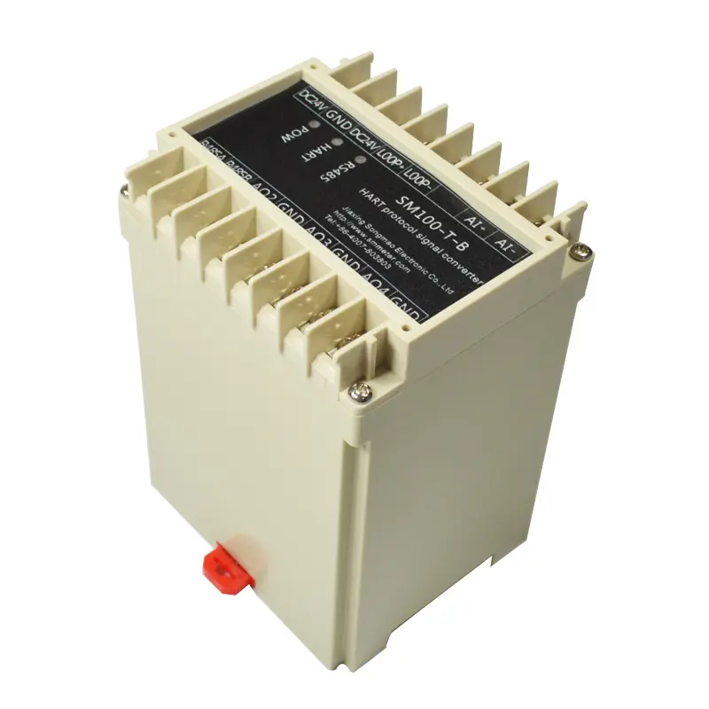 China Suppliers SM100-T-B HART Protocol Signal Converter, 4-20mA, RS485 Interface for Industrial Applications