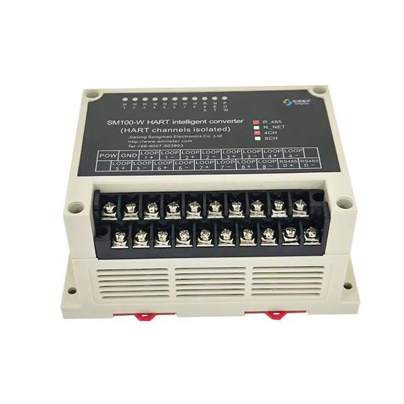 China 8-channel HART to MODBUS RS485 protocol converter, Modbus-TCP gateway SM100-W Songmao Manufacturers, Suppliers