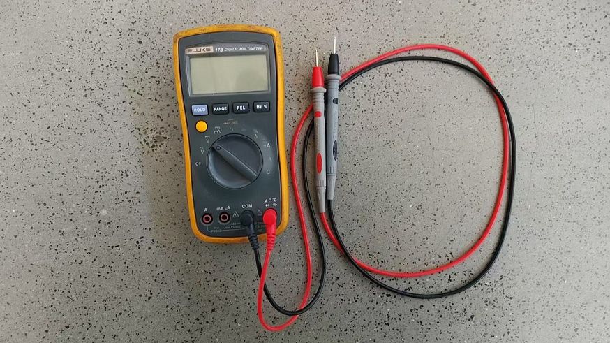 Multimeter used in Sophpower R&D laboratory for electrical testing