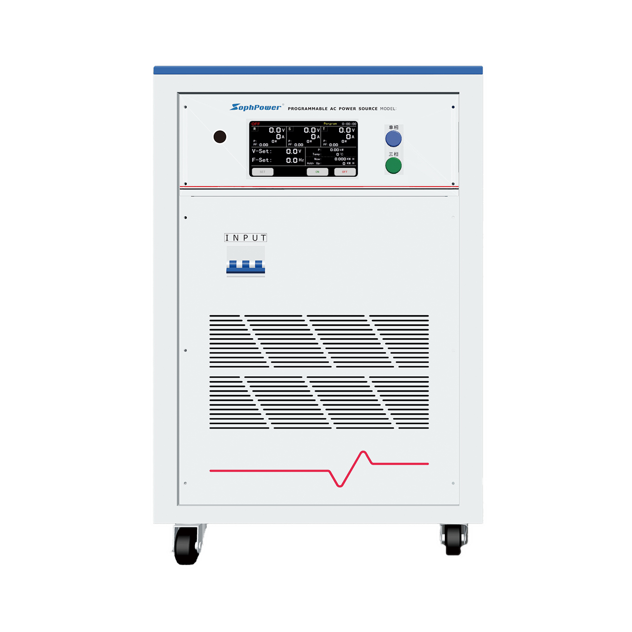 Three Phase  60kVA Programmable AC Power Supply 45Hz-400Hz Variable Frequency Converter AC Power Source