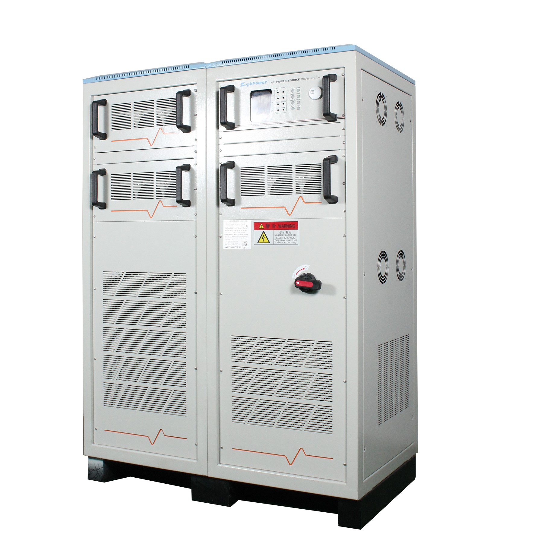 AFC-375 3 phase 50 to 60hz frequency converter and ac power source 75kVA