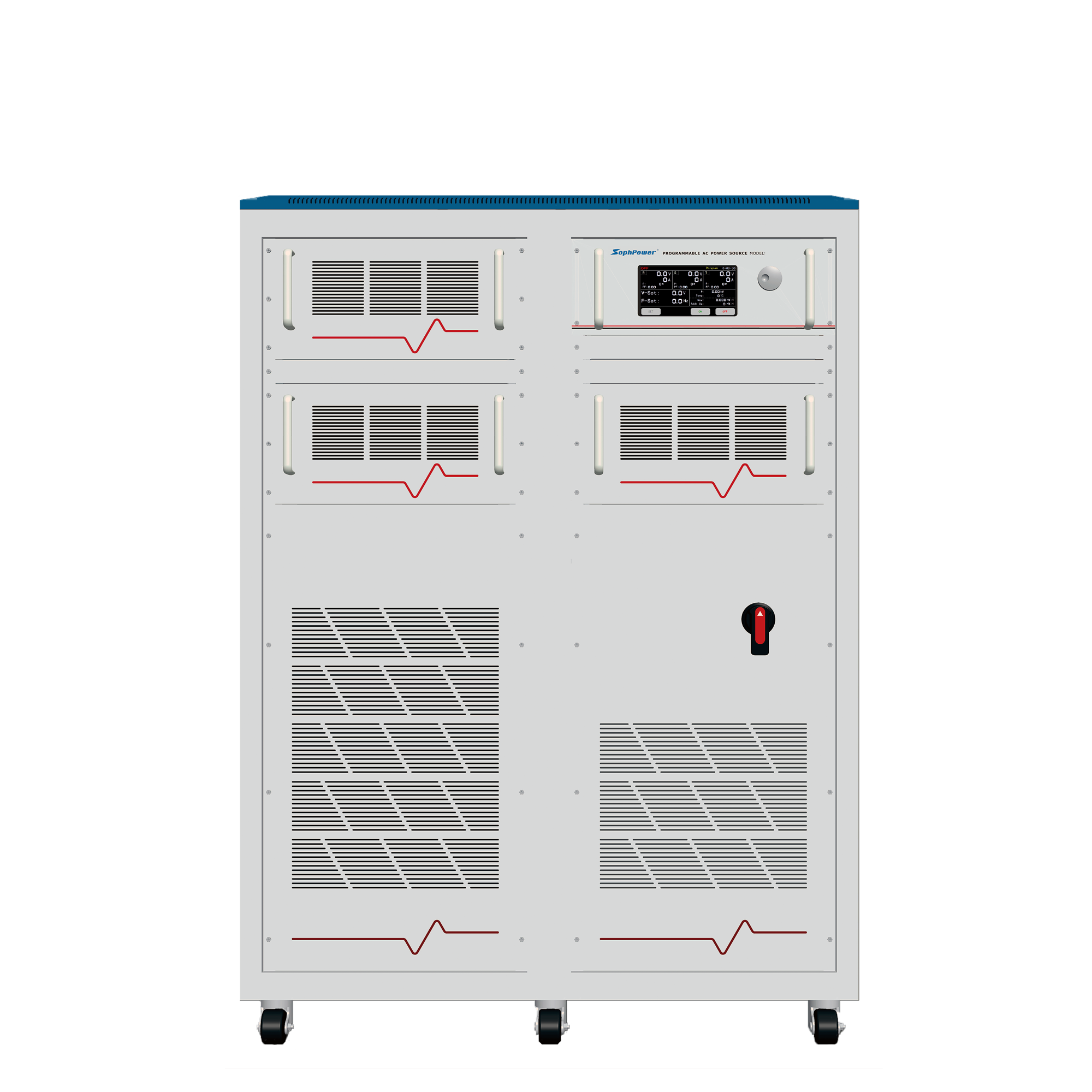 Three Phase  120kVA Programmable AC Power Supply 45Hz-400Hz Variable Frequency AC Power Source