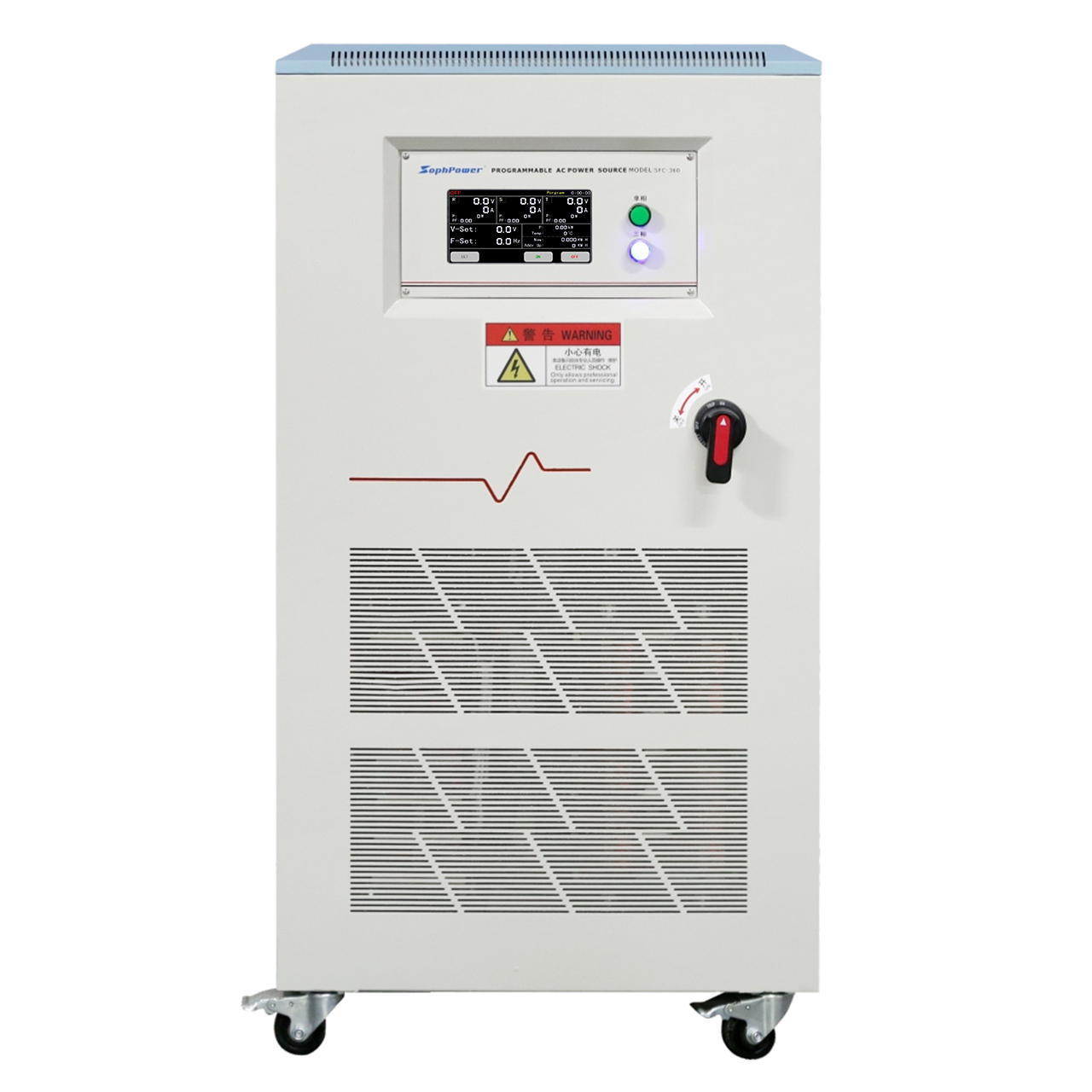 Three Phase  30kVA Programmable AC Power Supply 45Hz-400Hz Variable Frequency Converter AC Power Source