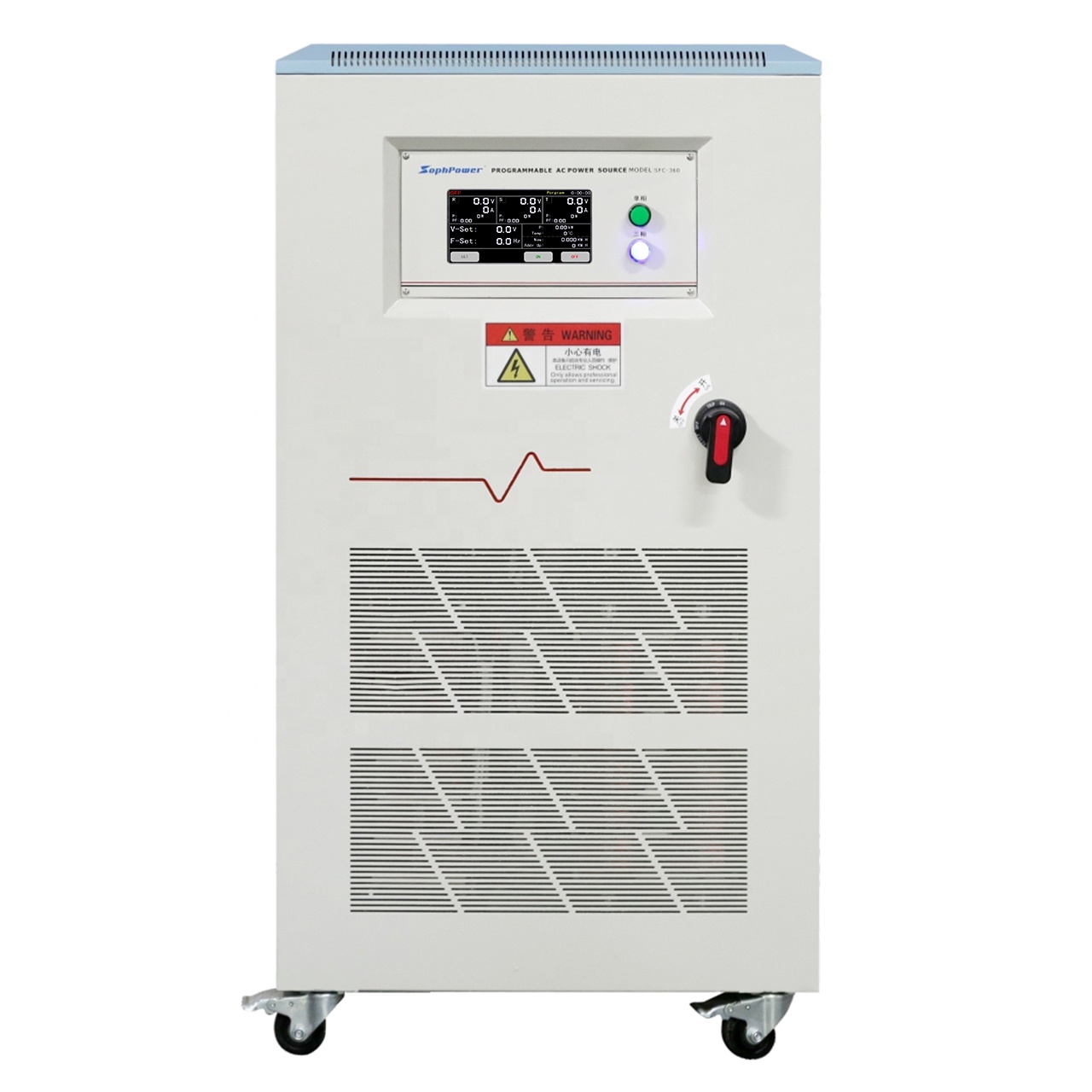 Three Phase  15kVA Programmable AC Power Supply 45Hz-400Hz Variable Frequency Converter AC Power Source