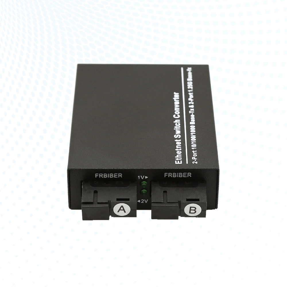 10/10/1000M Fiber Switch 2*1000Base-FX to 2*10/100/1000Base-TX Fiber Mode AB for Network