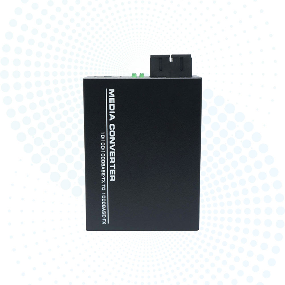 OEM Gigabit Fiber Media Converter 10/100/1000Mbps 20km Duplex SC DC5V for CCTV System