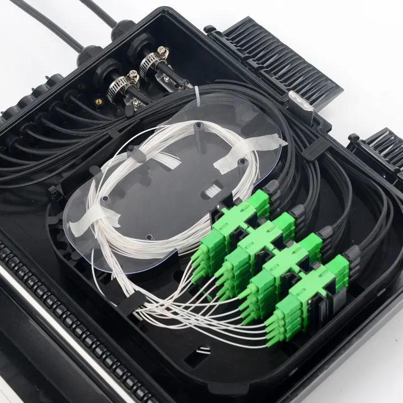 16 Core Caixia PC Alloy ODP ODB FDB NAP Outdoor Waterproof FTTH Cassette Fiber Optic Splitter Distribution Terminal Box CE