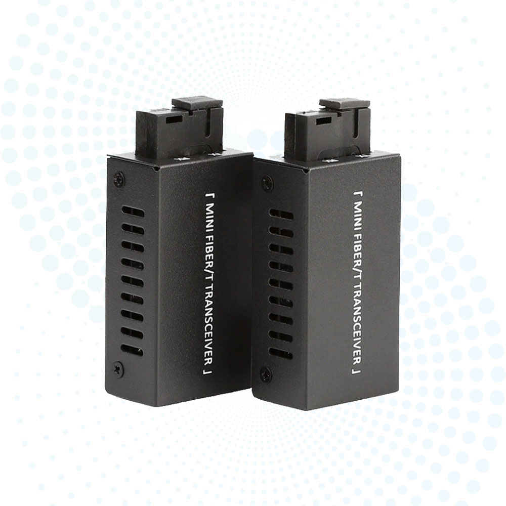 OEM Mini Gigabit Fiber Media Converter 10/100/1000Mbps 20km Bidi SC DC5V for CCTV