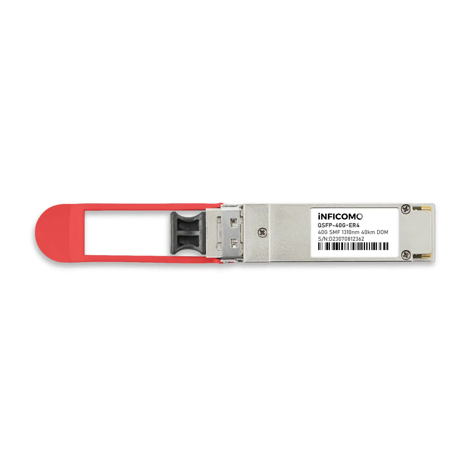 Interference-resistant Inficomo QSFP-40G-ER4 QSFP+ 1310nm 40km DOM Duplex LC/UPC SMF Fiber Optic Transceivers QSFP-40G-ER4-S 2