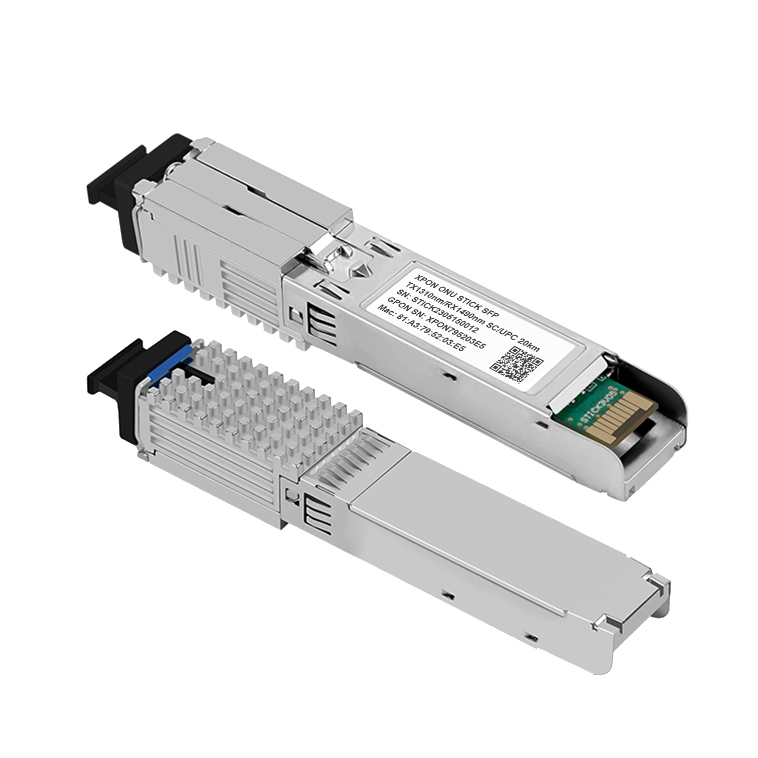 High-Efficiency and Stable Model XGSPON SFP+ ONU Stick 20KM 1270/1577nm XGSPON Stick ONU