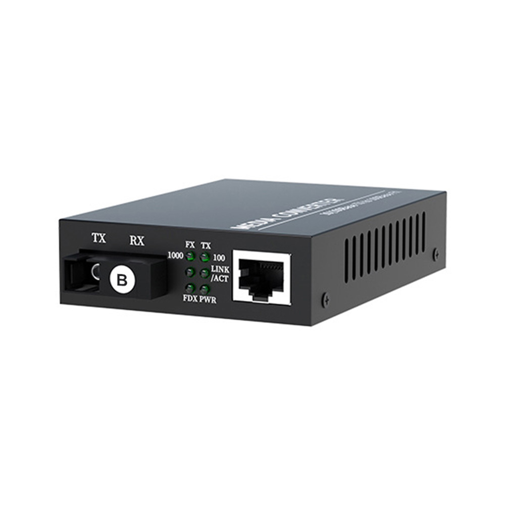 OEM RD-GS5601-20A&B Gigabit Fiber Media Converter 10/100/1000Mbps 20km Bidi SC DC5V 2 Ports for Telecom FTTH