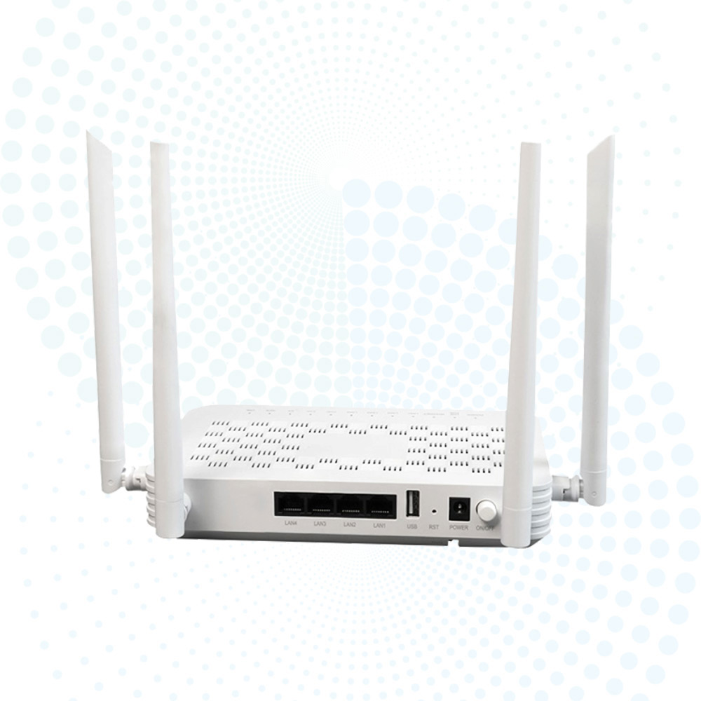 Dual Band WIFI5 4GE+1USB+WiFi5 4 Port ONU AC1200 GPON EPON FTTH INFICOMO X2004