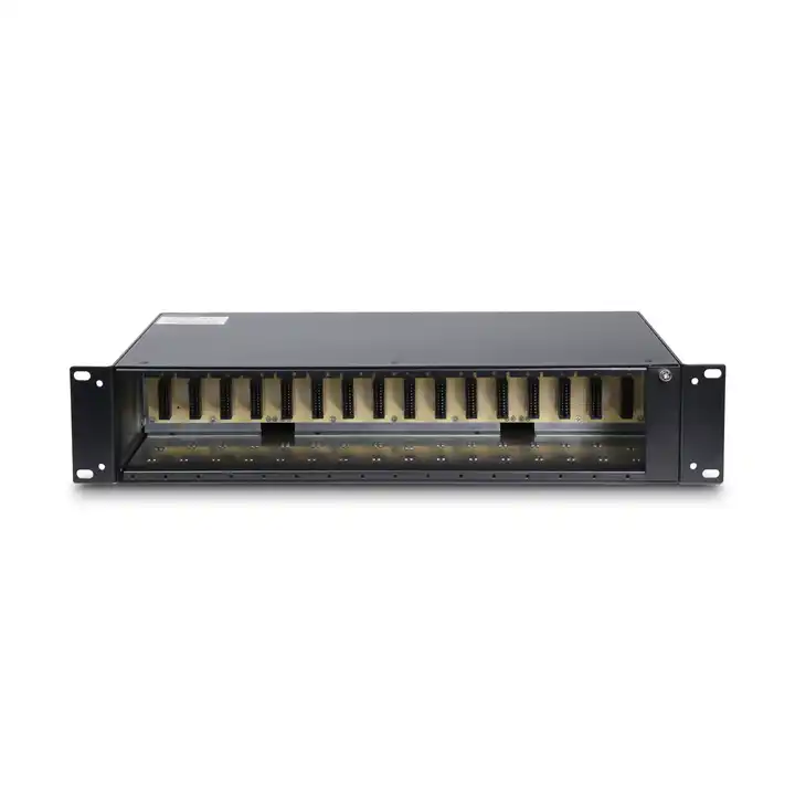 16-Slot Media Converter Chassis View 1