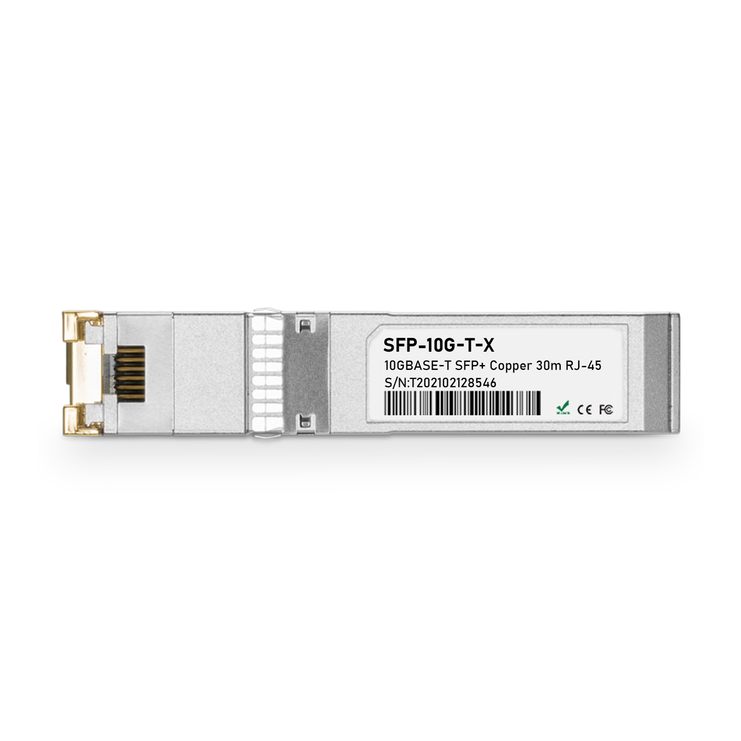 Interference-resistant 10G Copper Module SFP to RJ45 Photoelectric Conversion Fiber Optic Transceivers