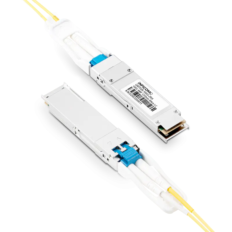 2-Year Warranty QSFP28 100GBASE-ZR4 100G 1310nm 80km DOM Duplex LC SMF Fiber Optic Transceiver Module