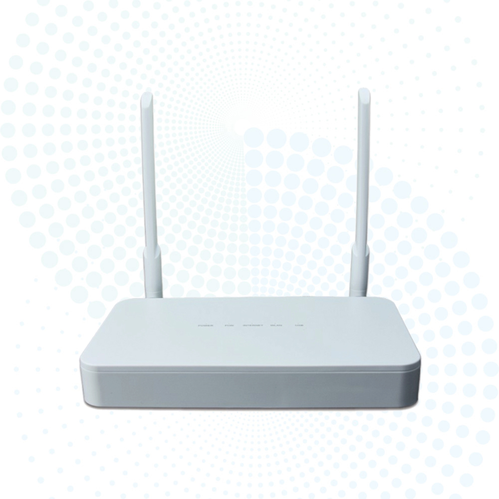 ONU Model F670L Gpon 4GE+1USB+1Tel+WIFI2.4/5G Dual Band ONT Router Dual-Band WiFi Fiber Optic Equipment