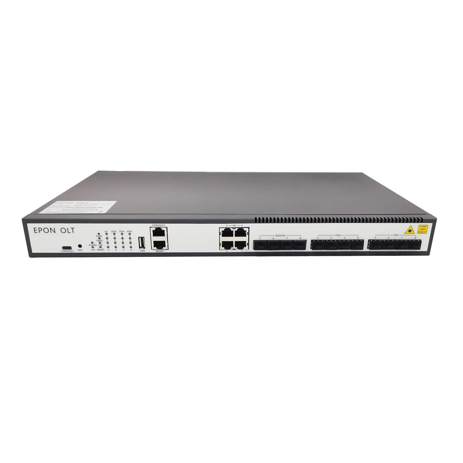 8 PON Port 10G Uplink GPON OLT for FTTH 8 Port GPON Optical Fiber Equipment for FTTH Networks