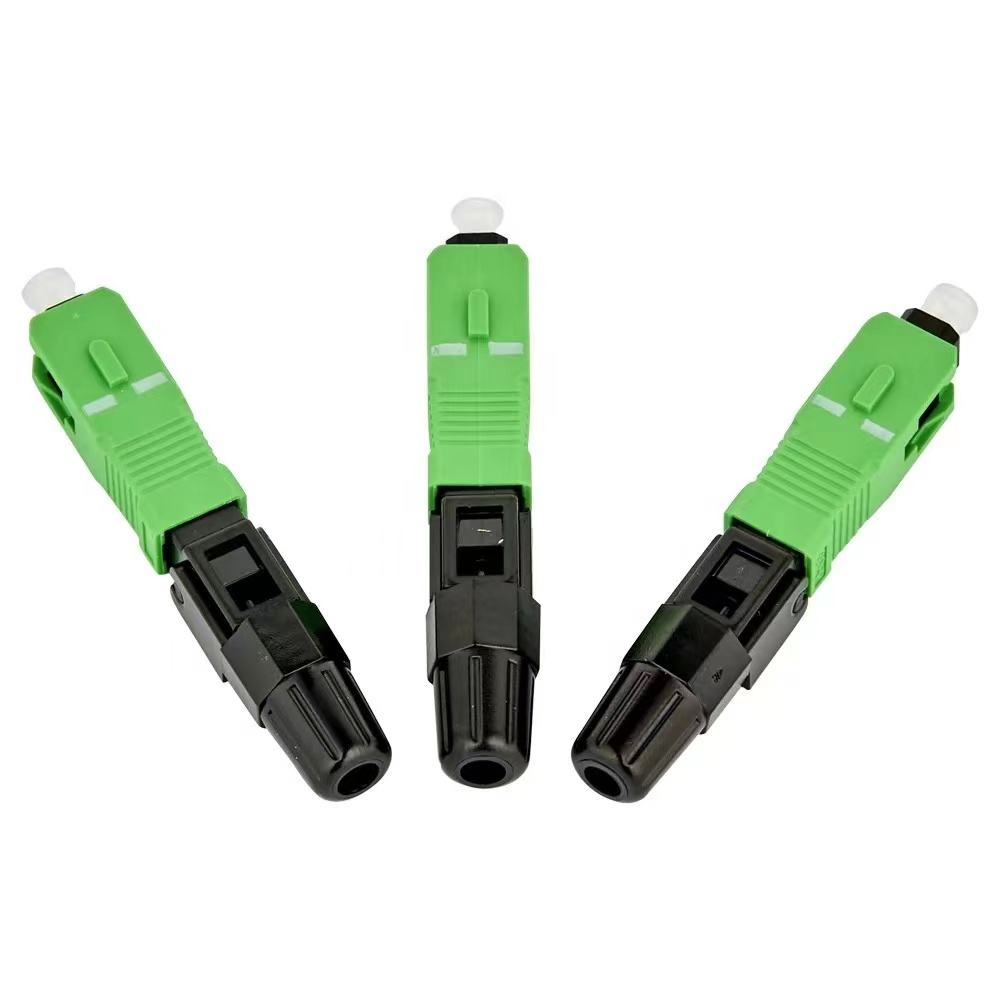 Wholesale /OEM SC/APC Optical Fiber FTTH Quick Assembly Indoor WiFi Network Connectors 5 Year Warranty