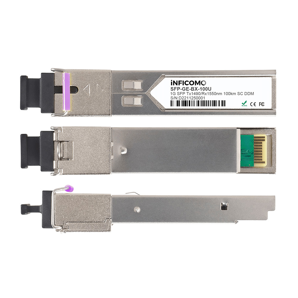 1.25G SFP Bidi 100km Simplex SC Single Mode  Optic Transceiver Module 1G Sfp