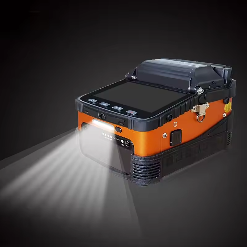 AI-5 Fiber Fusion Splicer 1260-1650nm Wavelength 6s Splicing Time 7800mAh Battery FTTH Optical Fiber Welding Machine