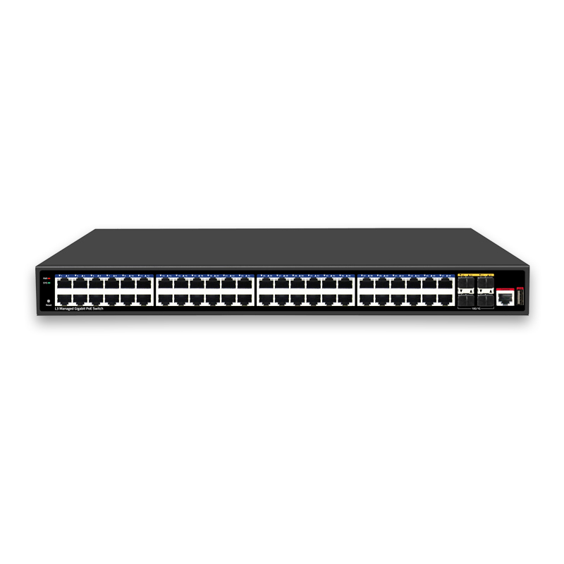 L3 Manage POE Switch front view