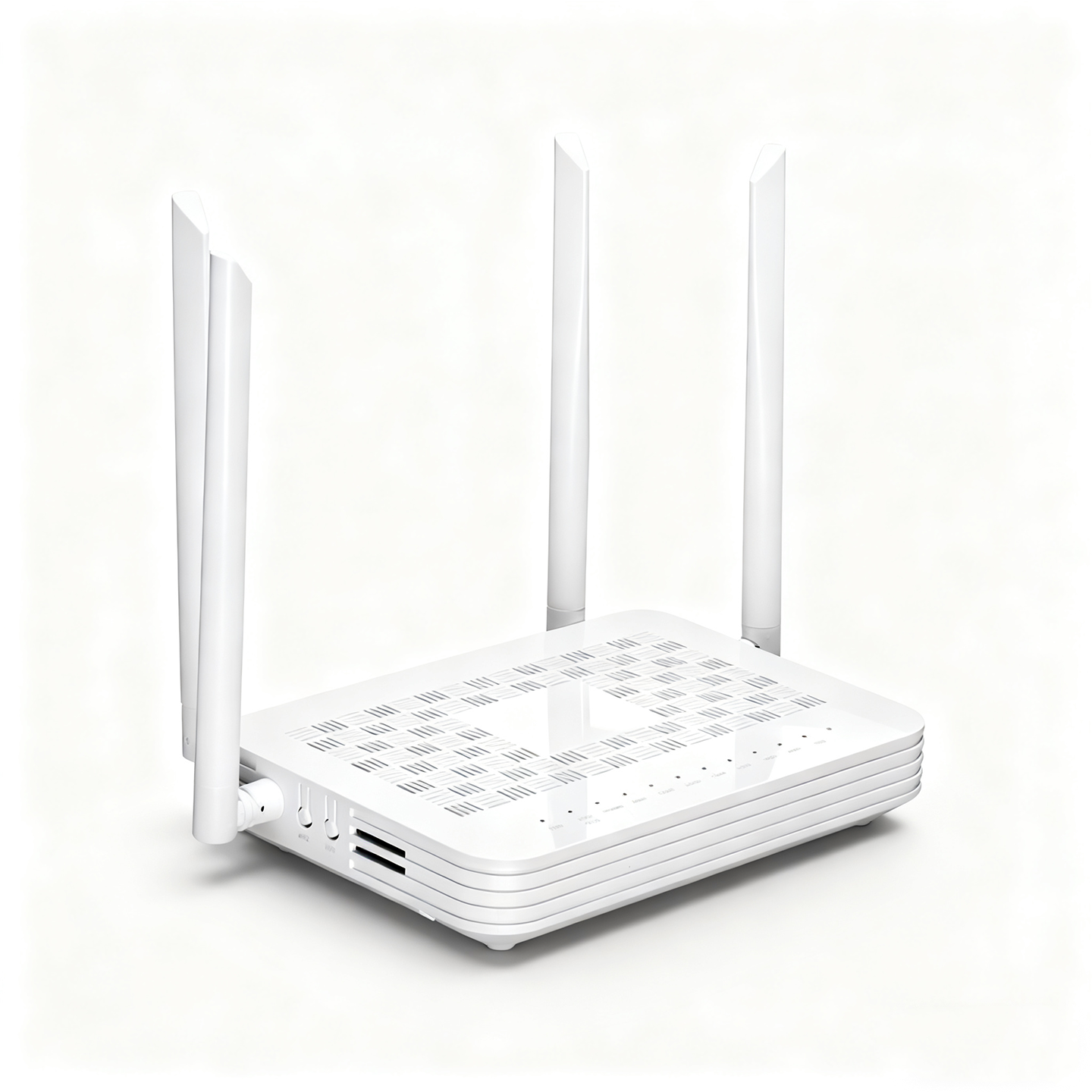 Full-Home Coverage WiFi6 XPON ONU ONT FTTH Modem 5dBi Antenna 4GE 1TEL USB AX3000 English Firmware XPON ONU
